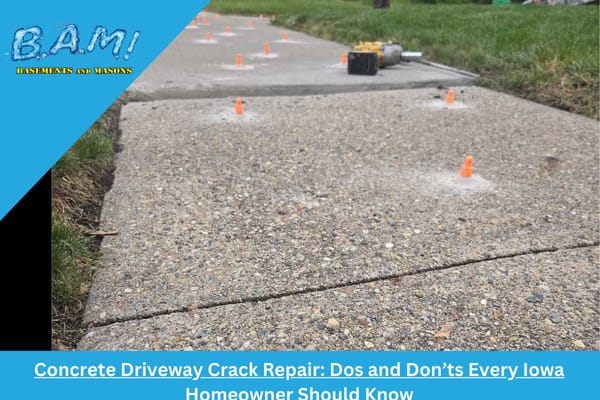 Concrete Driveway Crack Repair: Dos and Don’ts Every Iowa Homeowner Should Know